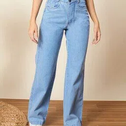 buda jeans co Women Lightly Washed Wide Jeans-picture-31