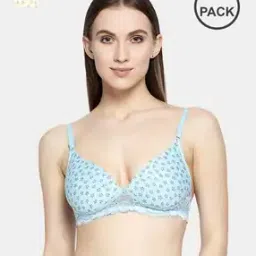 cumsin Women Pack of 2 Star Print Lightly-Padded Bras-picture-20