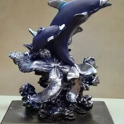 nayra handicrafts Decorative Dolphin Showpiece-picture-42