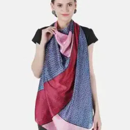 muffly Women Geometric Pattern Woven Stole-picture-14