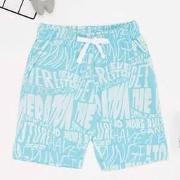 pantaloons junior Boys Typographic Print Regular Fit Shorts with Drawstring Waist-picture-18