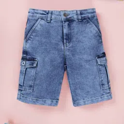 kiddopanti Boys Regular Fit Cargo Shorts image 1