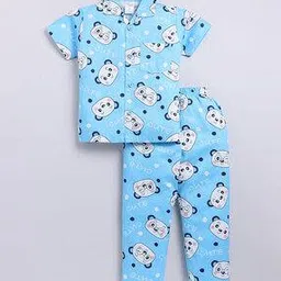 nauti kidz Boys Printed Shirt & Pants Set-picture-52