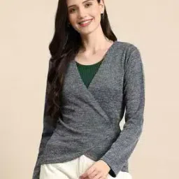 buda jeans co Women Self-Design Cardigan-picture-44