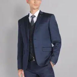 ad by arvind Men Tailored Fit Suit Set-picture-26