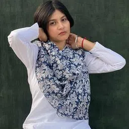 buta buti Women Floral Print Scarf-picture-42