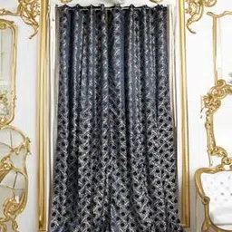 finesse decor Set of 2 Printed Long Door Curtains-picture-13