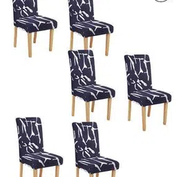 cortina eyelet curtain Pack of 6 Printed Washable Chaircovers-picture-51