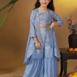 fashion dream Girls Embroidery Kurta Suit Set-picture-17