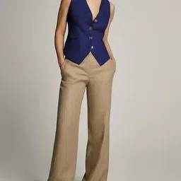 outzidr global Women Slim Fit Waistcoat -picture-13