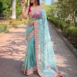 tanuka Women Embroidered Silk Saree-picture-47