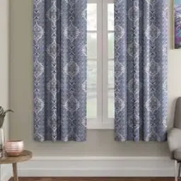 romee Set of 2 Floral Print Window Curtains-picture-11