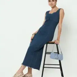 showoff Women Square-Neck Bodycon Dress-picture-33