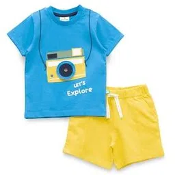 juscubs Boys Graphic Print T-Shirt & Shorts-picture-29