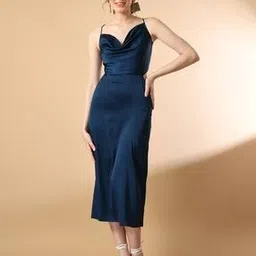 pretty loving thing Women A-Line Dress with Back Tie-Up-picture-26