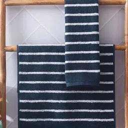 home centre Set of 2 Striped Hand Towels-picture-49
