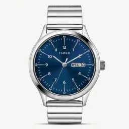 timex Men TWEG19704 Analogue Watch with Stainless Steel Strap image 1