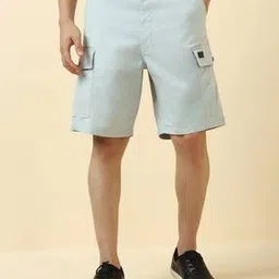 allen solly Men Regular Fit Cargo Shorts with Insert Pockets-picture-15