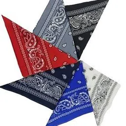 aadishwar creations Pack of 6 Paisley Print Bandana-picture-18