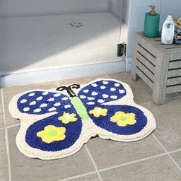 saral home Anti-Skid Butterfly Shape Bath Mat-picture-16