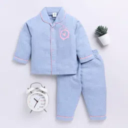 clt.s Boys Graphic Print Cotton Shirt & Pants Set image 1