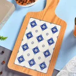 tayhaa Floral Print Platter with Handle-picture-26