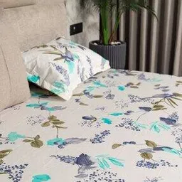 urban space 200 TC Pure Cotton Floral Print Single Bedsheet-picture-52