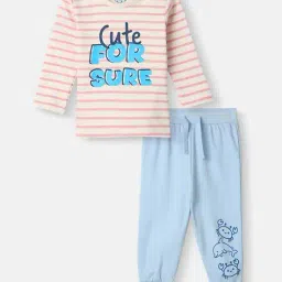 nauti nati Striped T-Shirt & Pants Set image 1