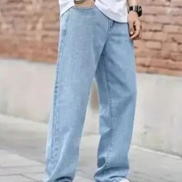 linaria Men Heavily Washed Relaxed Jeans-picture-0