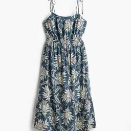 h&m Women Floral Fit and Flare Dress-picture-29