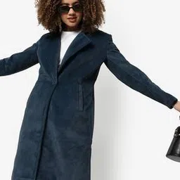 campus sutra Botton-Down Coat with Notched Lapel-picture-12