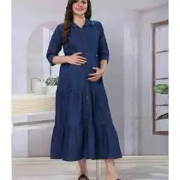 easy mom Women Cotton Dress-picture-45