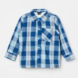 juniors by lifestyle Boys Checked Jacket with Full Sleeves image 1