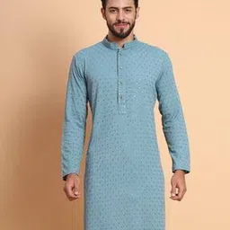 swagg india Men Embroidered Long Kurta-picture-42