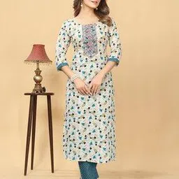 women basket Women Floral Kurta Set-picture-39