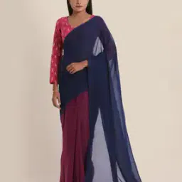 suta Colourblock Woven Saree-picture-19