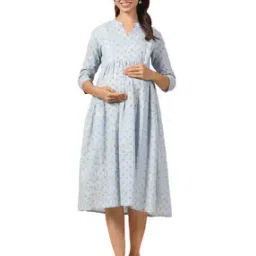 crafiqa Block Print Fit and Flare Dress-picture-39