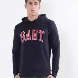 gant Typographic Print Hoodie with Drawstring-picture-52