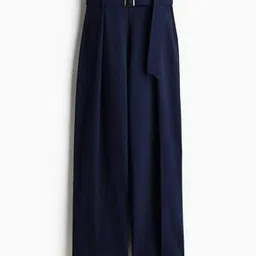 h&m Women Wide Leg Pleat-Front Pants-picture-13