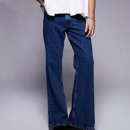 asos design Vintage Lightly Washed Flared Fit Jeans-picture-11