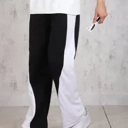 Shein Elasticated Drawstring Waist Contrast Panelled Track Pant-picture-43