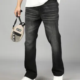 Shein Full Length Fly With Button Closure Mid Wash Jeans image 1