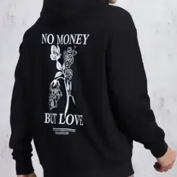Shein Drop Shoulder Typographic Back Print Hoodie-picture-25