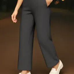 fyre rose Women Ribbed Relaxed Fit Pants-picture-31