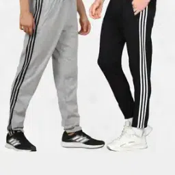 alpha tribe Men Pack of 2 Straight Track Pants-picture-15