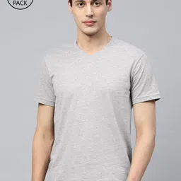 Levis Men Pack of 2 Smartskin Technology Pure Cotton V-Neck Lounge T-shirts-026-picture-34
