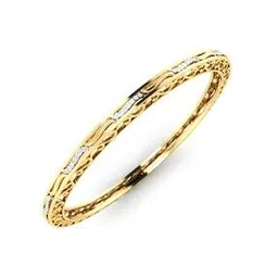iski uski 925 Sterling Silver Gold-Plated Querty Bangle-picture-35