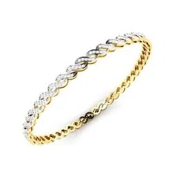 iski uski 925 Sterling Silver Gold-Plated Beauty Bangle-picture-51