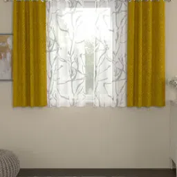 rosarahome Pack of 4 Printed Window Curtains-picture-17