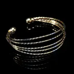 panash Gold-Plated Handcrafted Cuff Bracelet-picture-21